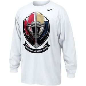 COPY - Nike Notre Dame Alabama Long Sleeve T Shirt NWOT
